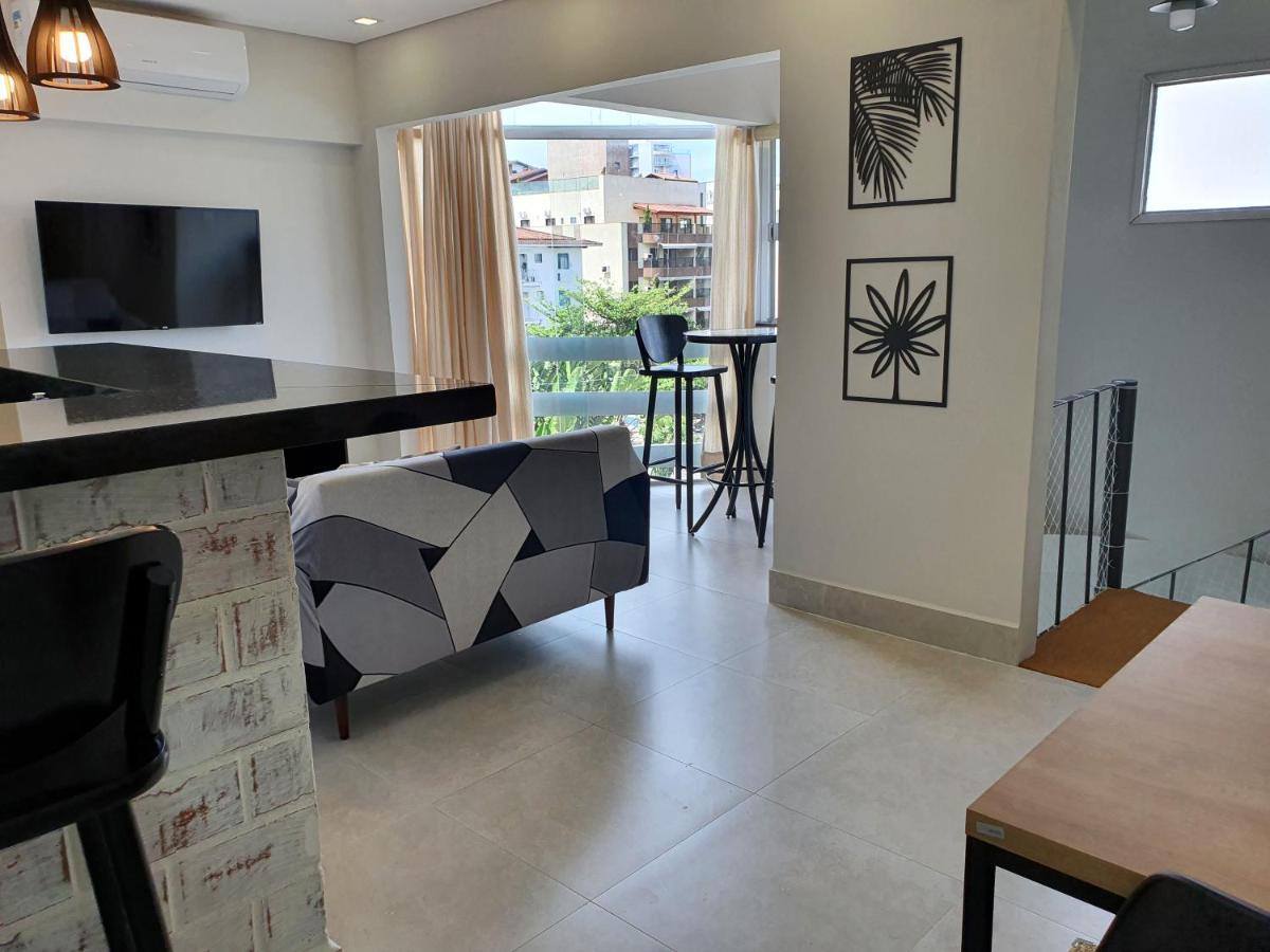Lindo Duplex Guaruja 2 Quartos A 300 Mts Praia Enseada Exterior photo